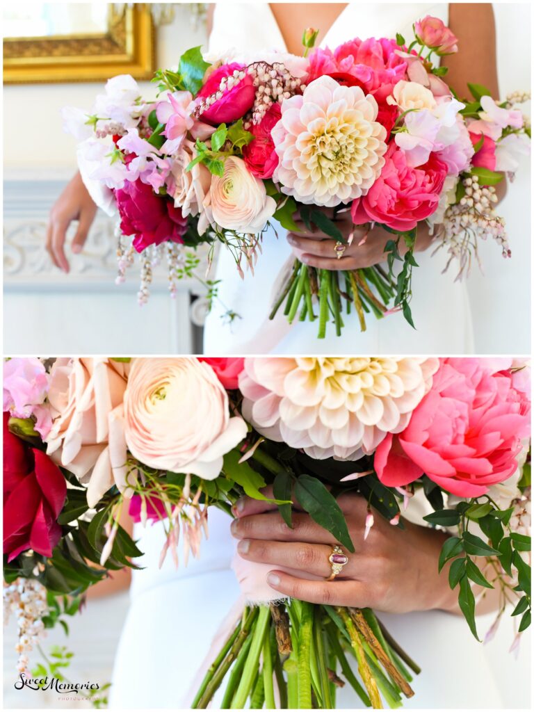 Lavender and Lily floral did a superb job on the wedding flowers.