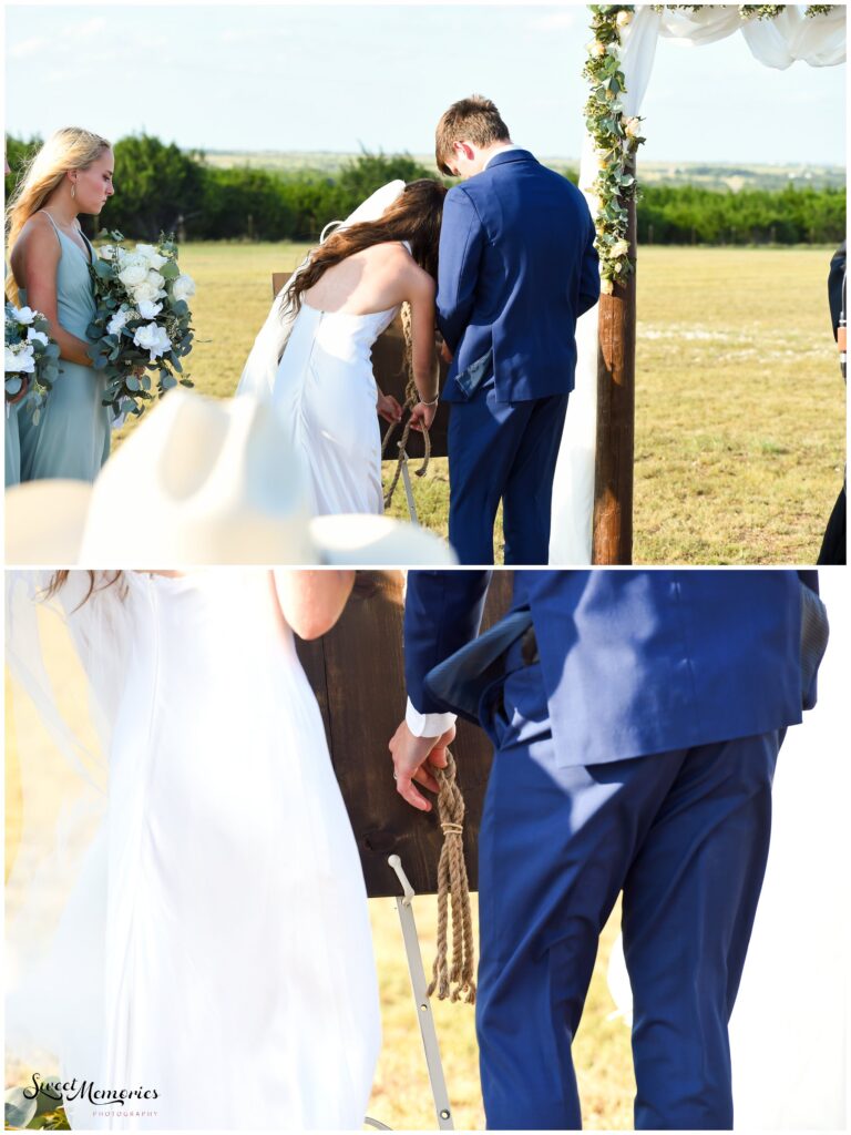 This wedding has it all: a sweet love story, beautiful couple, gorgeous day, and supportive family and friends. And although it was a typical summer day in Texas (by that, I mean, stuffy hot, like an oven), there was a nice breeze and fluffy cloud coverage. The perfect kind of day to get married!