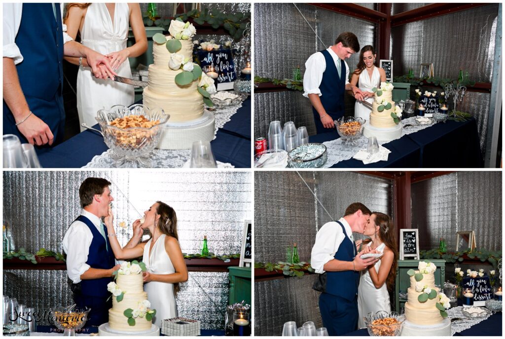 This wedding cake was designed and baked by Sophie Lovell, a family member.