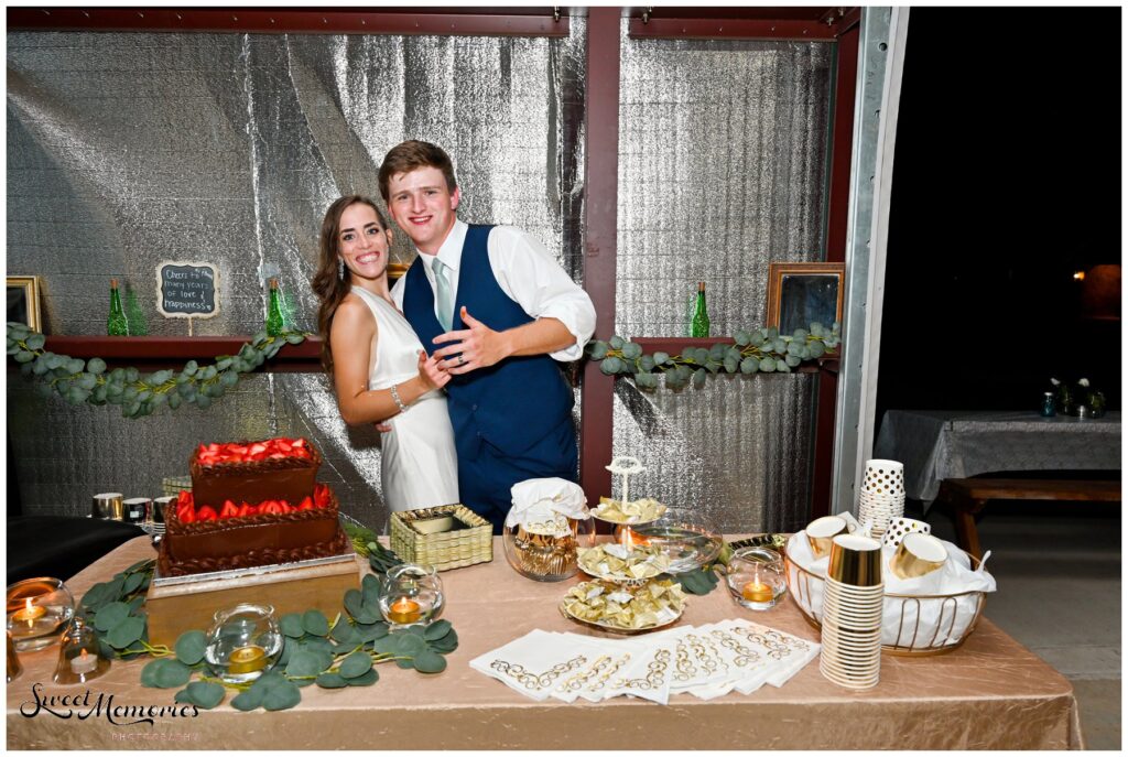 This wedding cake was designed and baked by Sophie Lovell, a family member.