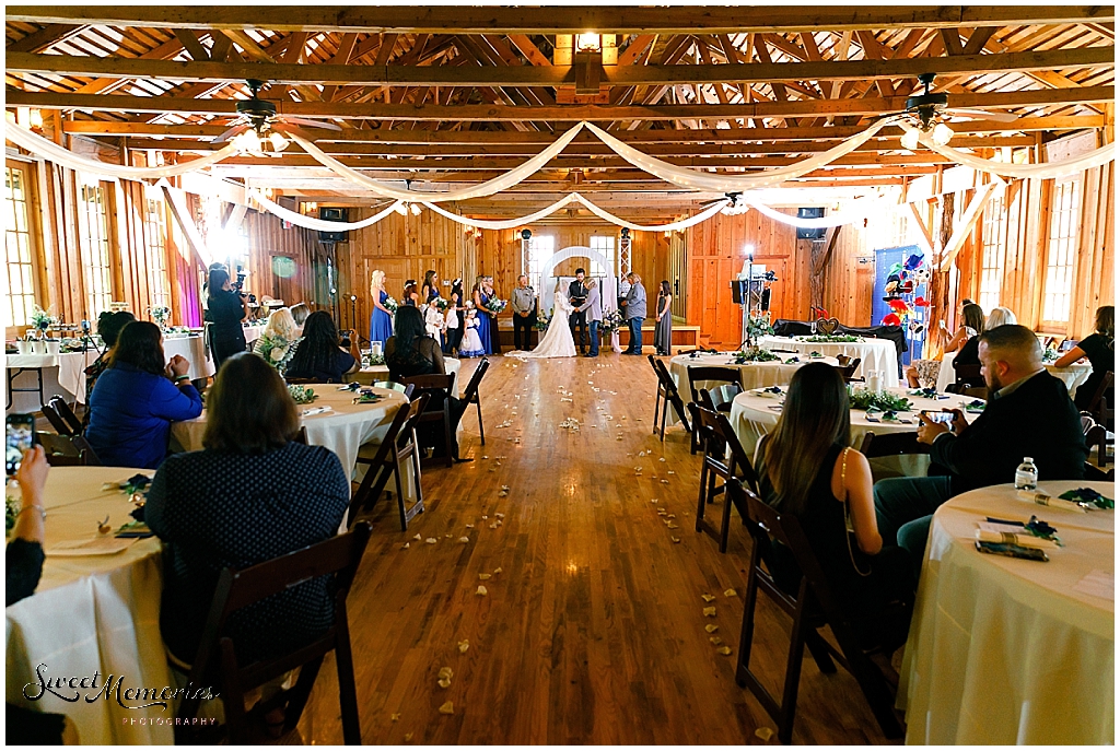 Wedding ceremony at Texas Old Town.