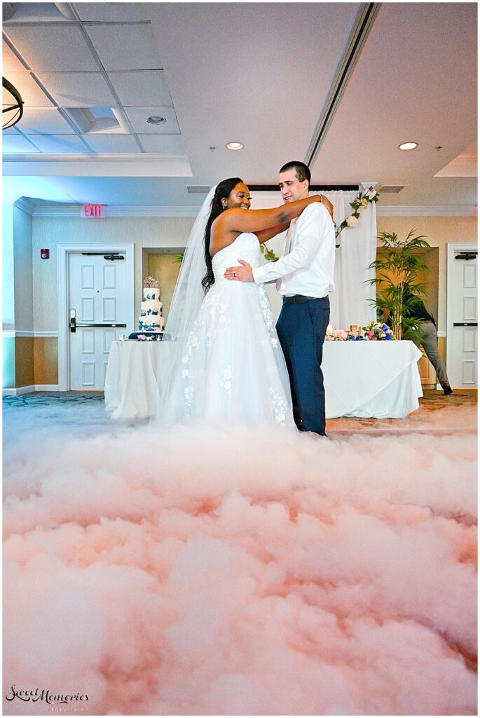 First dance together.