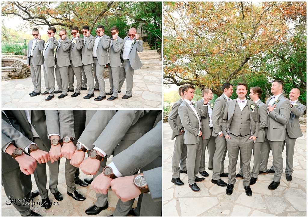 Wedding party pictures.