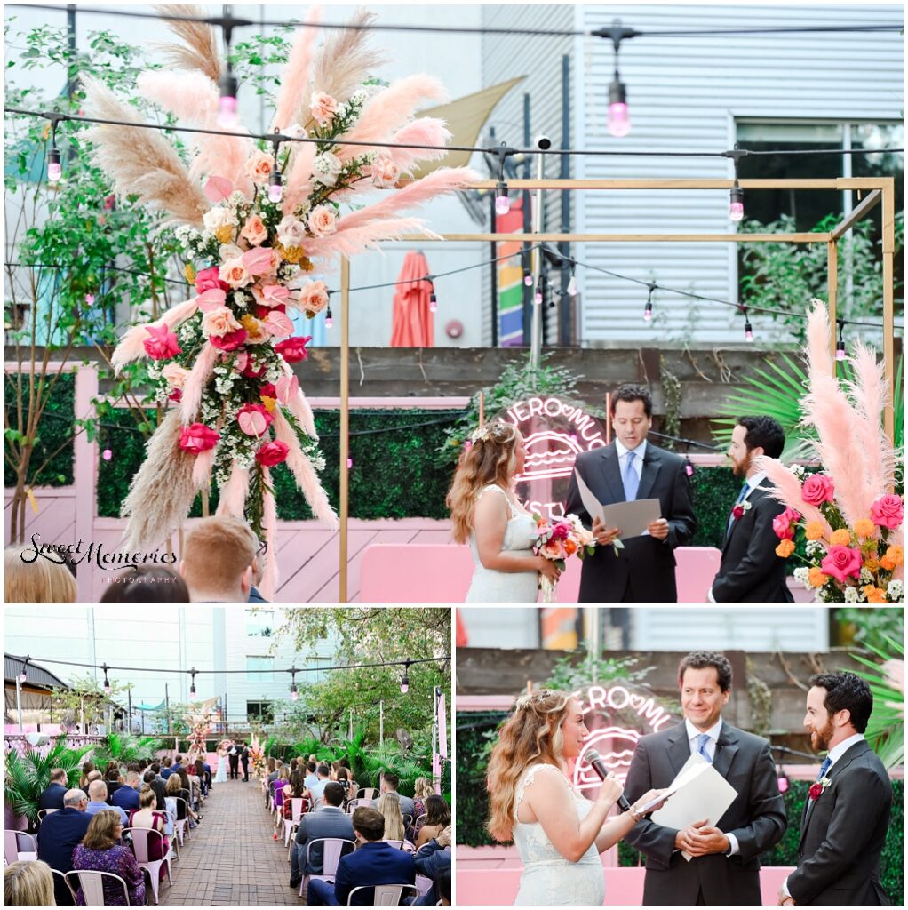 Taquero Mucho wedding ceremony.