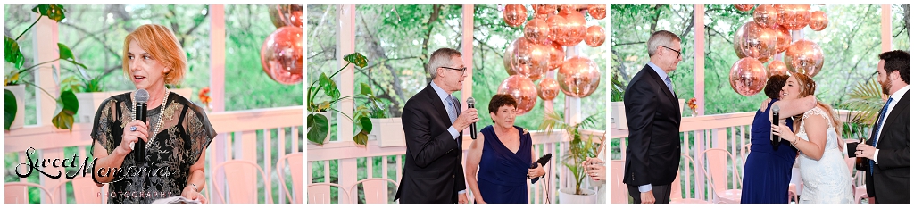 More toasts for the newly weds at their Taquero Mucho wedding.