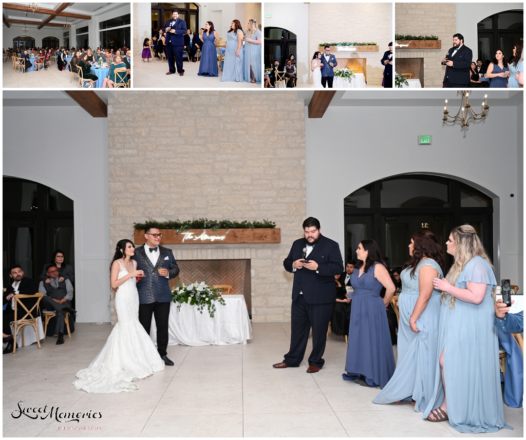 Toasts at Preserve at Canyon Lake wedding | Austin Texas Photographer