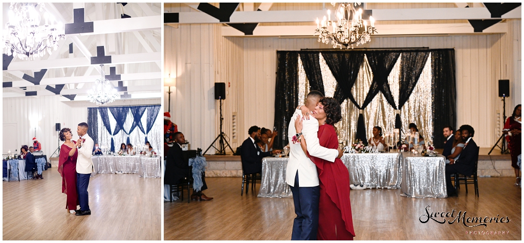 Groom's dance with his mother.