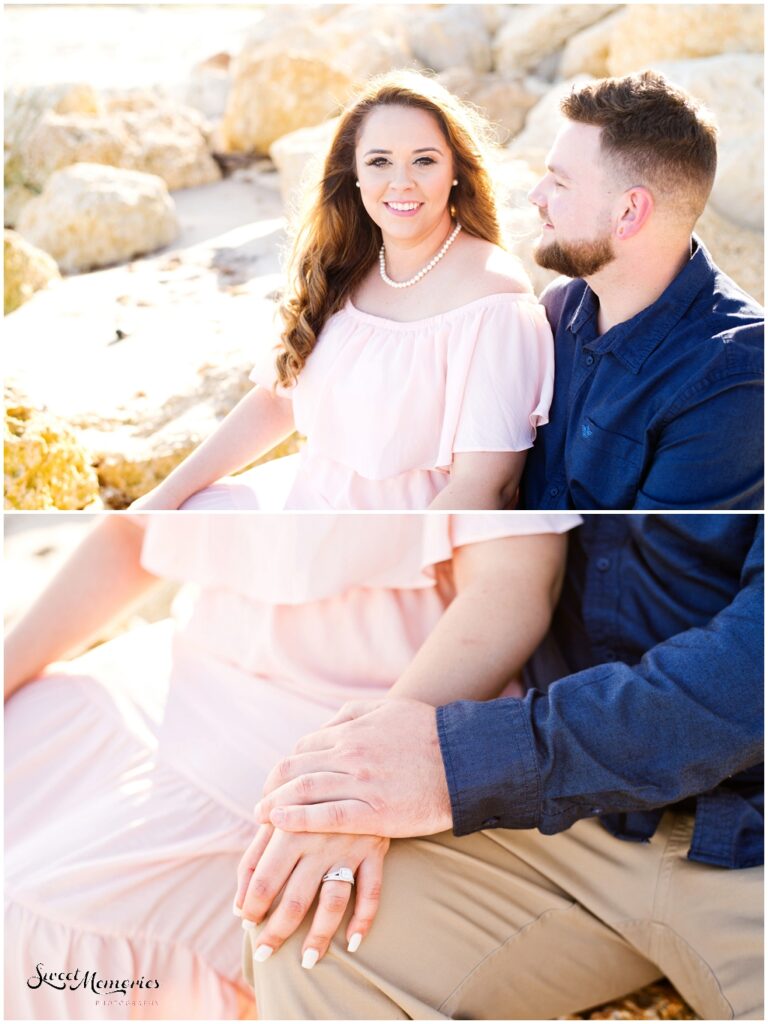 Nikki and Dustin's Florida engagement session.