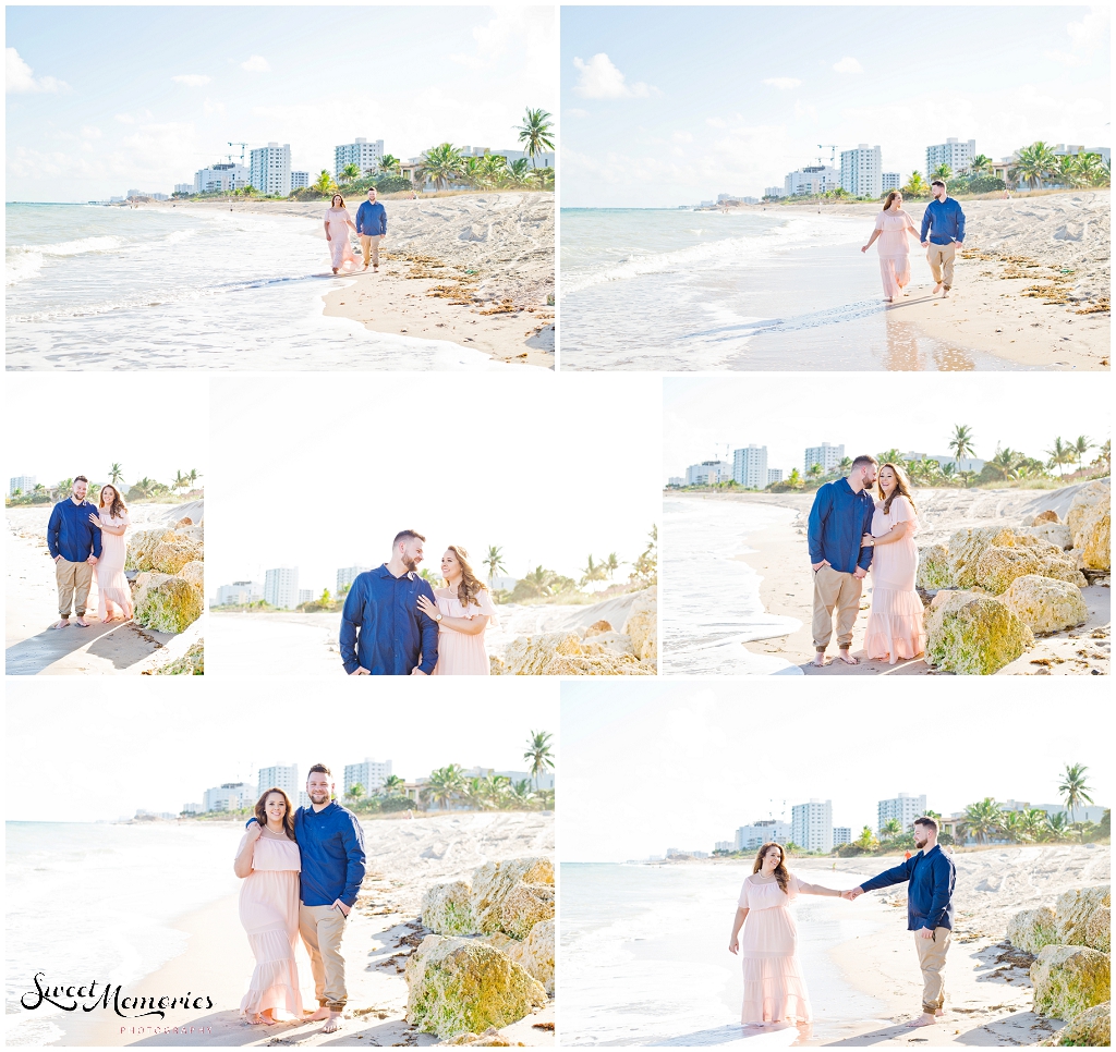 Nikki and Dustin's Florida engagement session.