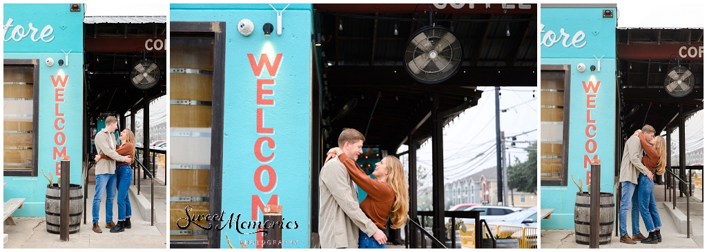 Lazarus Brewing Co. Engagement Session | Coffee Shop Engagement