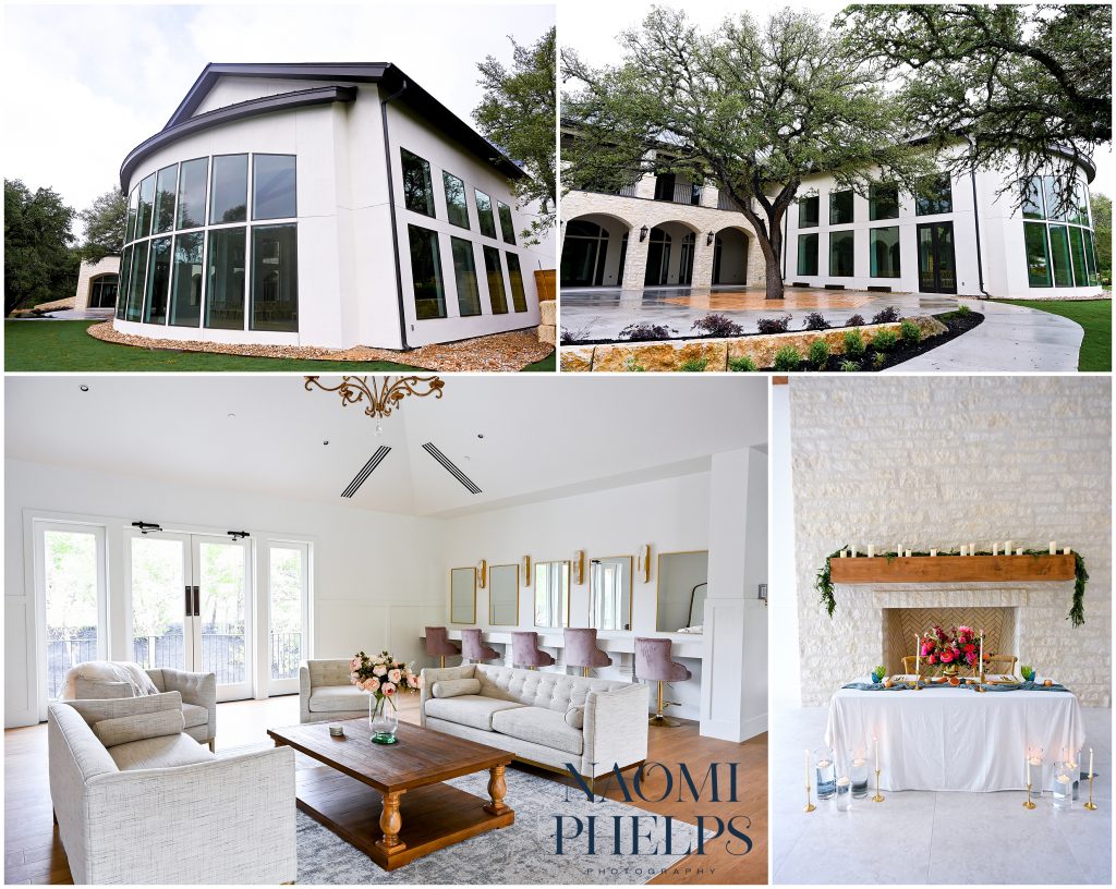 The bridal suite at the Preserve at Canyon Lake, one of the best Austin wedding venues.