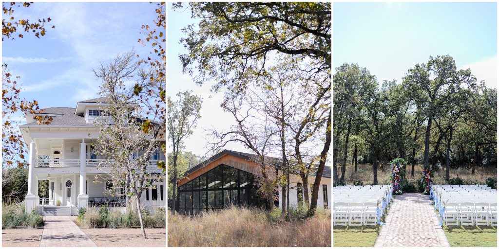 The three different spaces at The Grand Lady, one of the best Austin wedding venues.