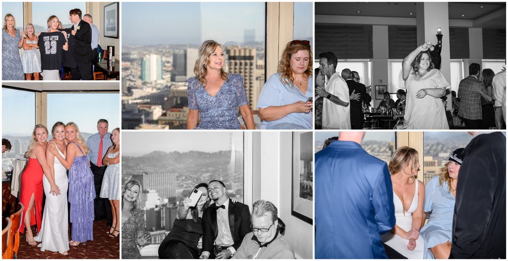 The couple enjoyed a wedding after-party at Top of the Mark.